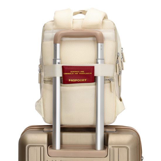 Rucksack 33 x 23,5 x 9cm in Natur aus Nylon|Polyester - leder-accessoires.com