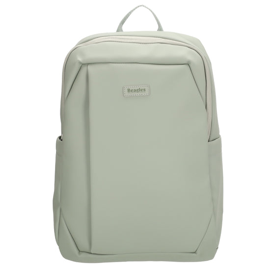 Rucksack 40x28cm in Minze mit Aufsteckfunktion - leder-accessoires.com