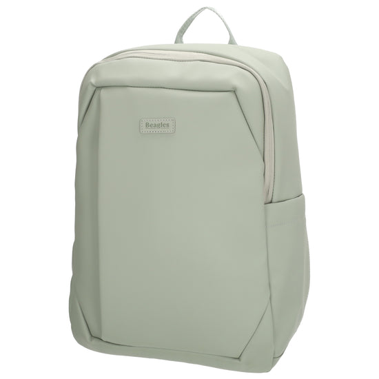Rucksack 40x28cm in Minze mit Aufsteckfunktion - leder-accessoires.com