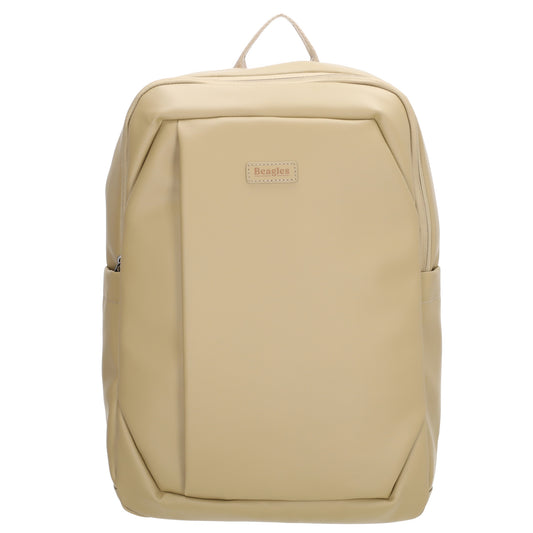 Rucksack 40x28cm in Taupe mit Aufsteckfunktion - leder-accessoires.com