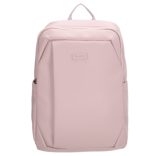 Rucksack 40x28cm in Rosa mit Aufsteckfunktion - leder-accessoires.com