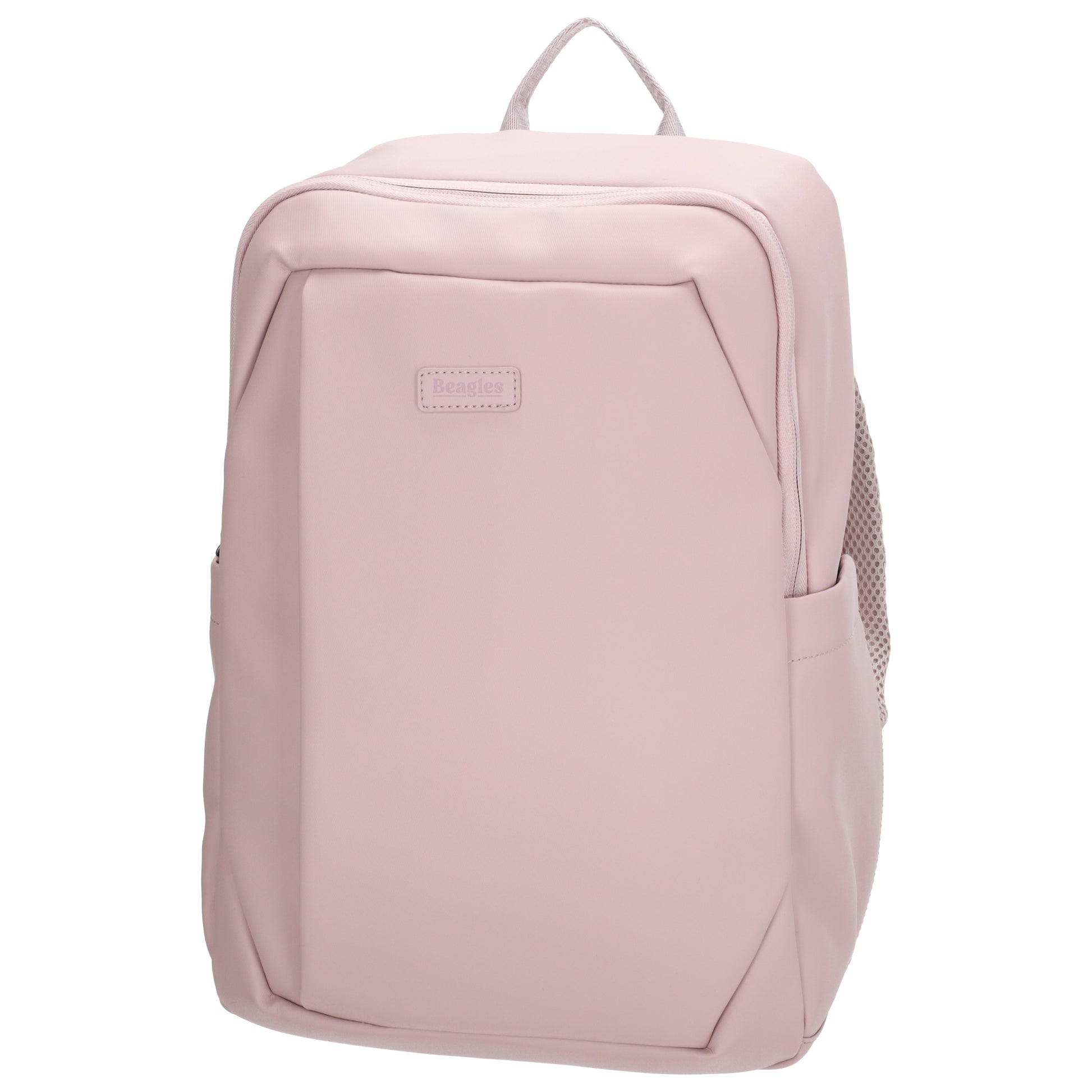 Rucksack 40x28cm in Rosa mit Aufsteckfunktion - leder-accessoires.com