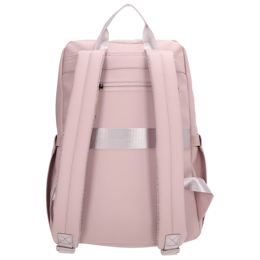 Rucksack 40x28cm in Rosa mit Aufsteckfunktion - leder-accessoires.com