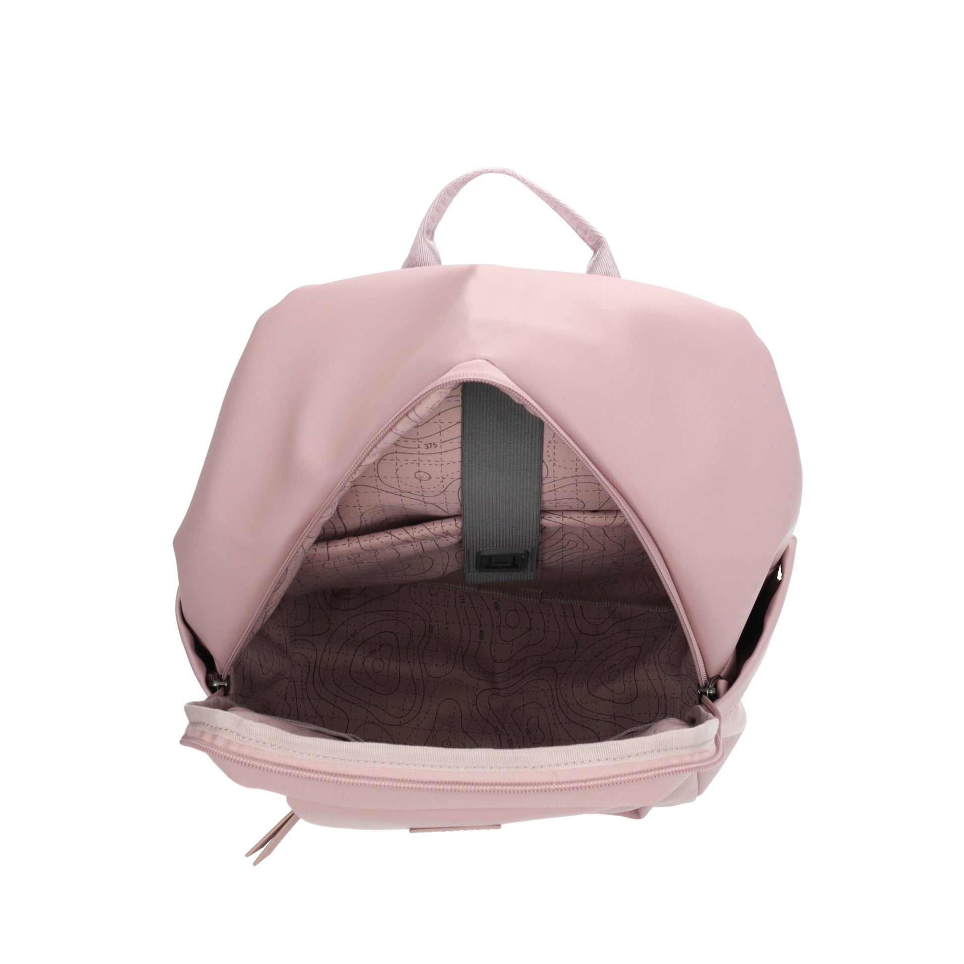 Rucksack 40x28cm in Rosa mit Aufsteckfunktion - leder-accessoires.com