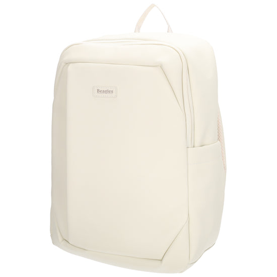 Rucksack 40x28cm in Creme mit Aufsteckfunktion - leder-accessoires.com