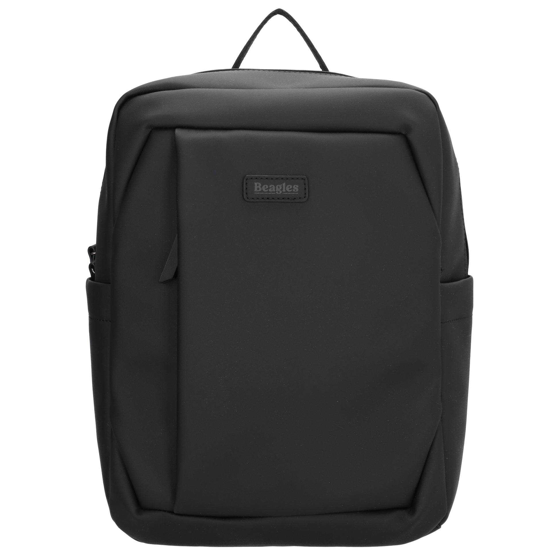 Rucksack 43x29cm in Schwarz mit Aufsteckfunktion - leder-accessoires.com