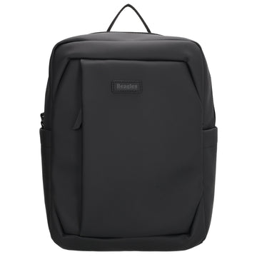 Rucksack 43x29cm in Schwarz mit Aufsteckfunktion - leder-accessoires.com