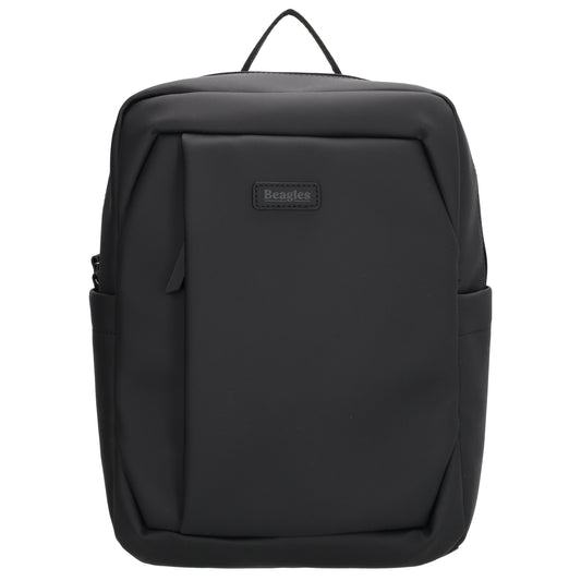 Rucksack 43x29cm in Schwarz mit Aufsteckfunktion - leder-accessoires.com