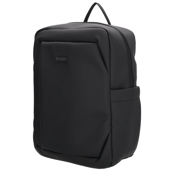 Rucksack 43x29cm in Schwarz mit Aufsteckfunktion - leder-accessoires.com