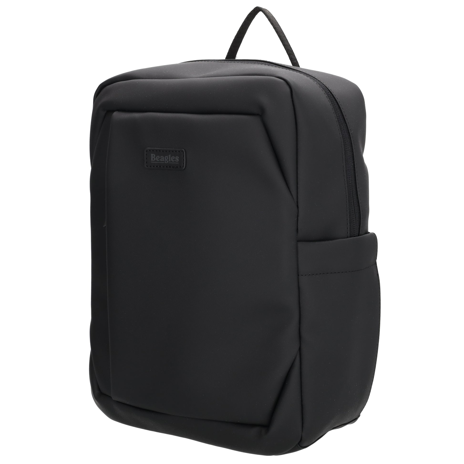 Rucksack 43x29cm in Schwarz mit Aufsteckfunktion - leder-accessoires.com