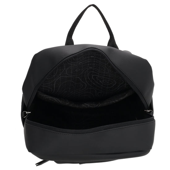 Rucksack 43x29cm in Schwarz mit Aufsteckfunktion - leder-accessoires.com