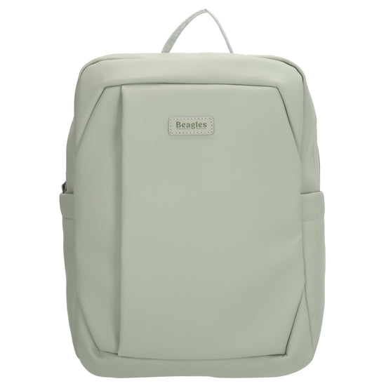 Rucksack 43x29cm in Mint mit Aufsteckfunktion - leder-accessoires.com
