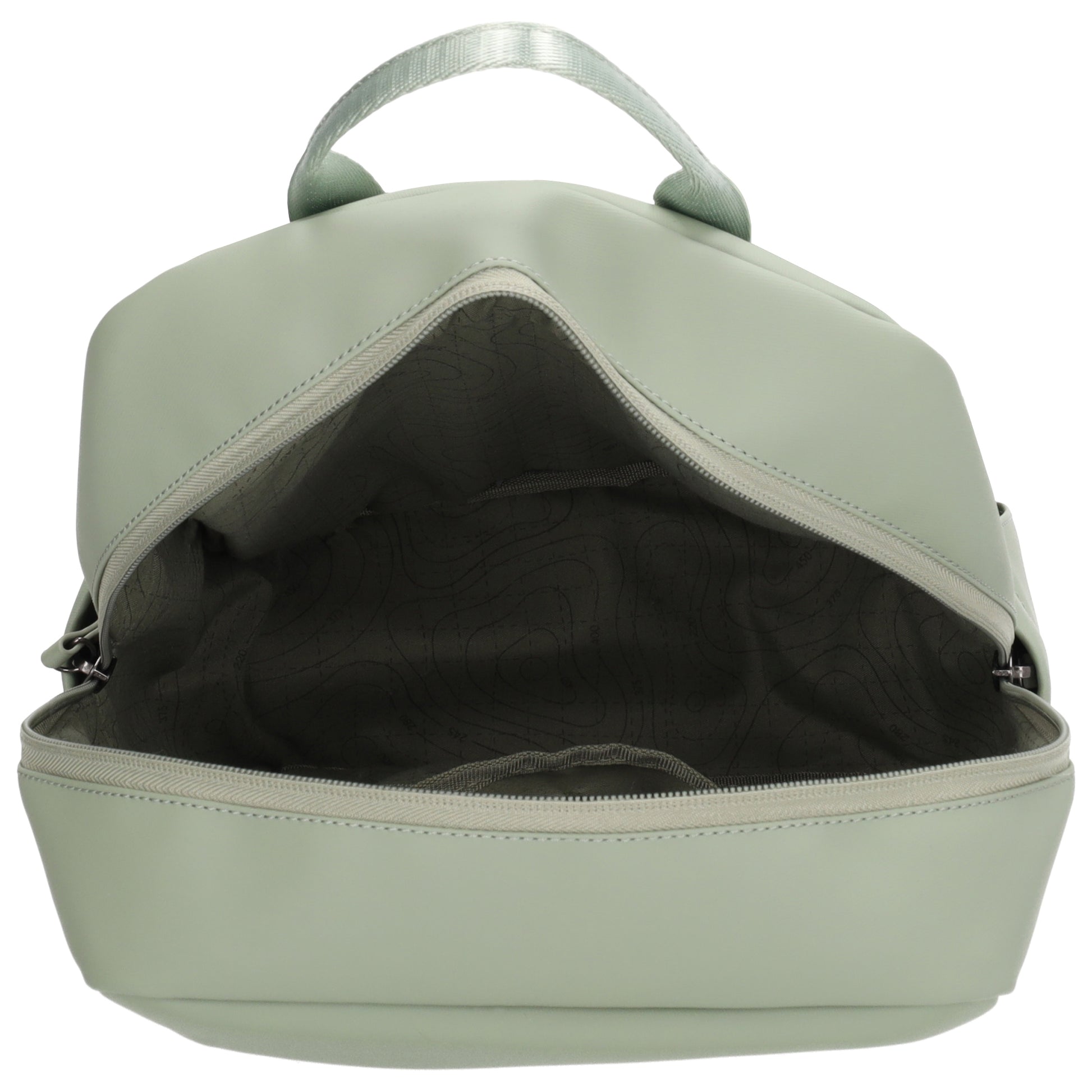 Rucksack 43x29cm in Mint mit Aufsteckfunktion - leder-accessoires.com