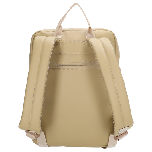 Rucksack 43x29cm in Creme mit Aufsteckfunktion - leder-accessoires.com