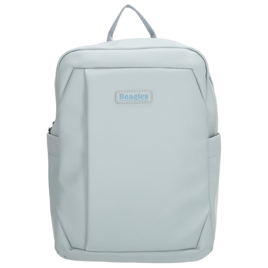 Rucksack 43x29cm in Hellblau mit Aufsteckfunktion - leder-accessoires.com