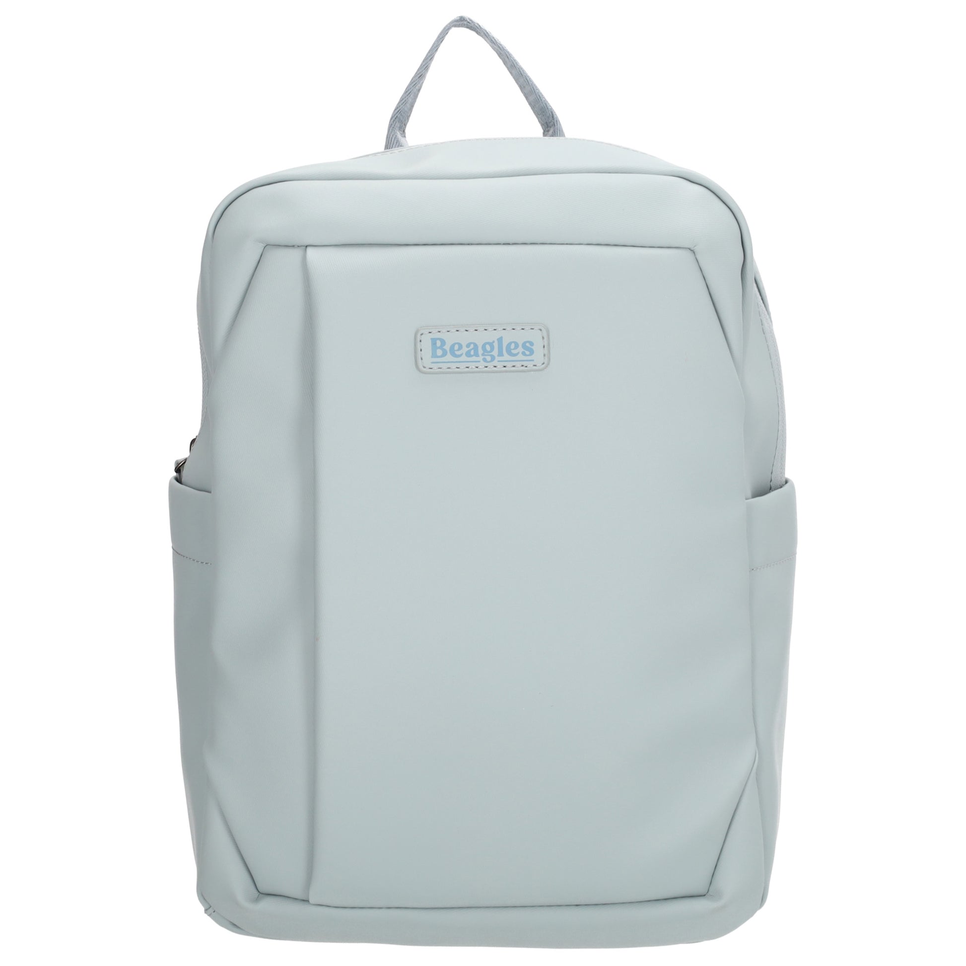 Rucksack 43x29cm in Hellblau mit Aufsteckfunktion - leder-accessoires.com