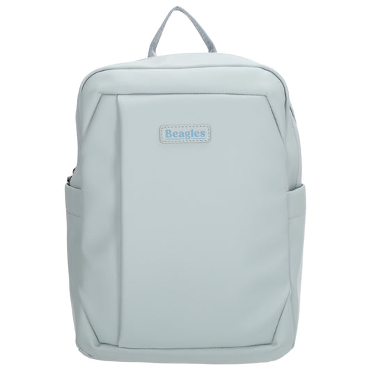 Rucksack 43x29cm in Hellblau mit Aufsteckfunktion - leder-accessoires.com