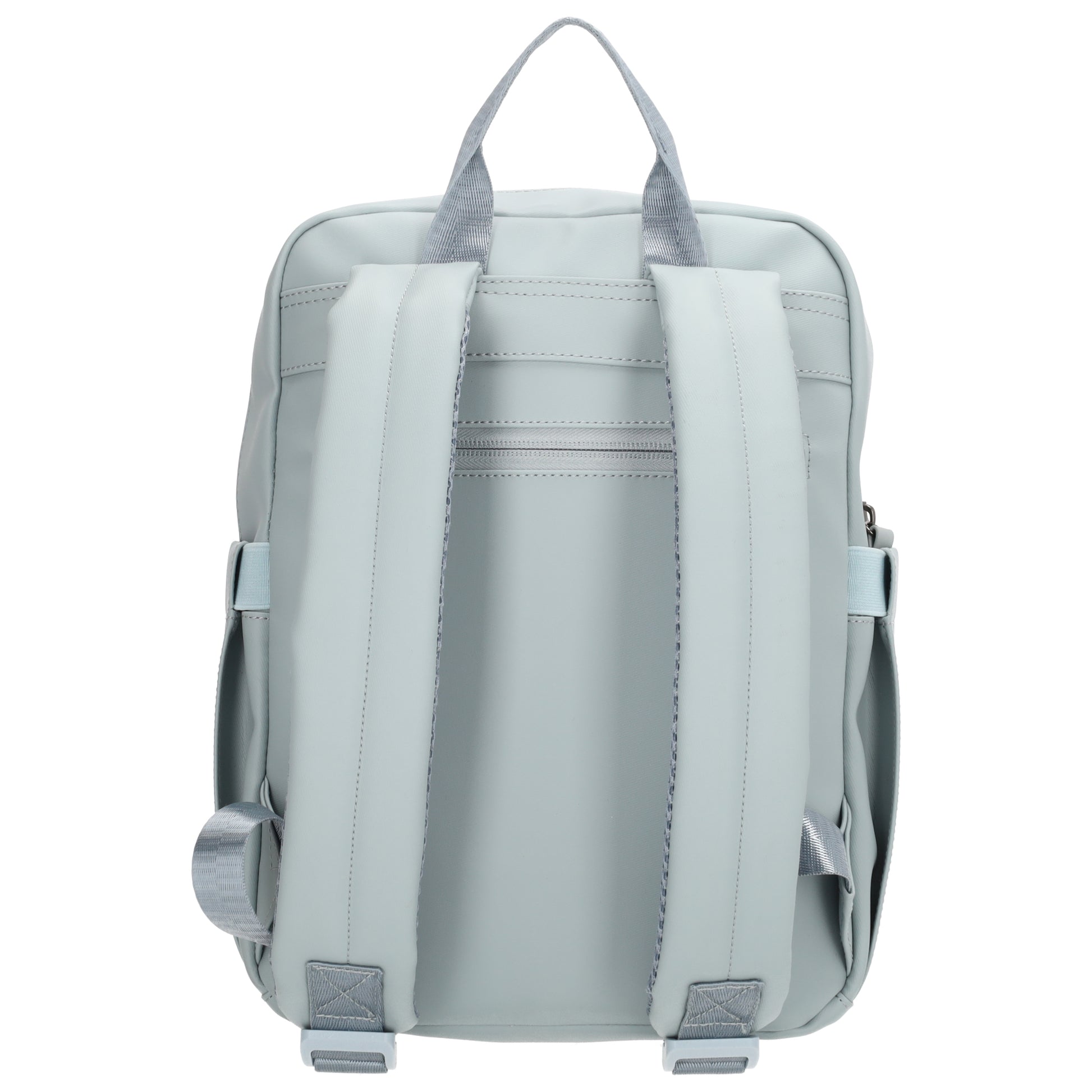 Rucksack 43x29cm in Hellblau mit Aufsteckfunktion - leder-accessoires.com