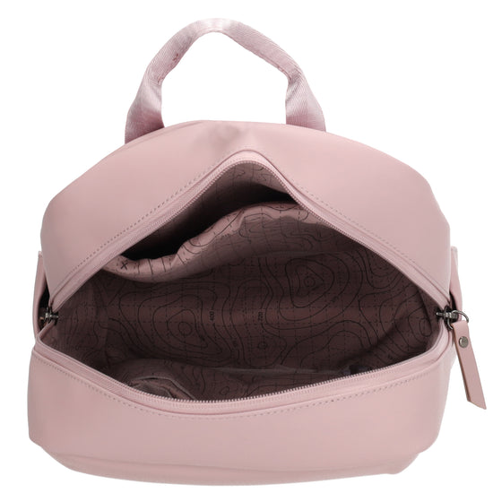 Rucksack 43x29cm in Rosa mit Aufsteckfunktion - leder-accessoires.com