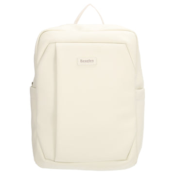 Rucksack 43x29cm in Creme mit Aufsteckfunktion - leder-accessoires.com