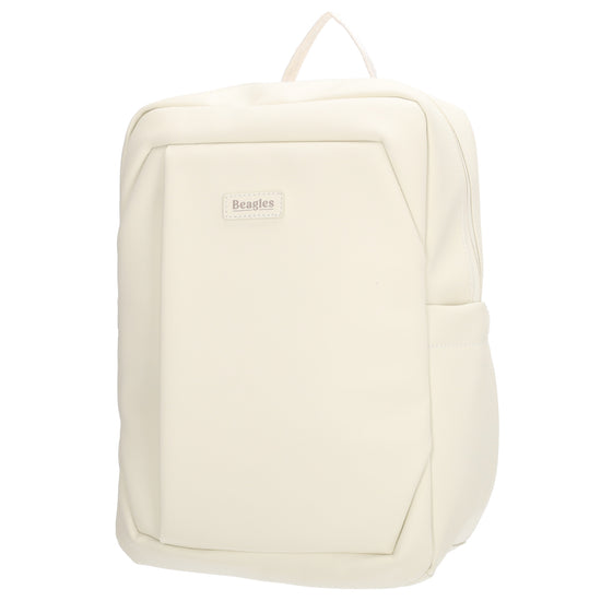 Rucksack 43x29cm in Creme mit Aufsteckfunktion - leder-accessoires.com