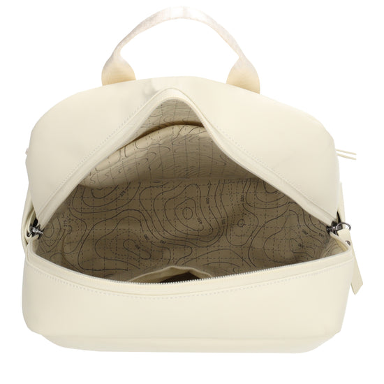 Rucksack 43x29cm in Creme mit Aufsteckfunktion - leder-accessoires.com