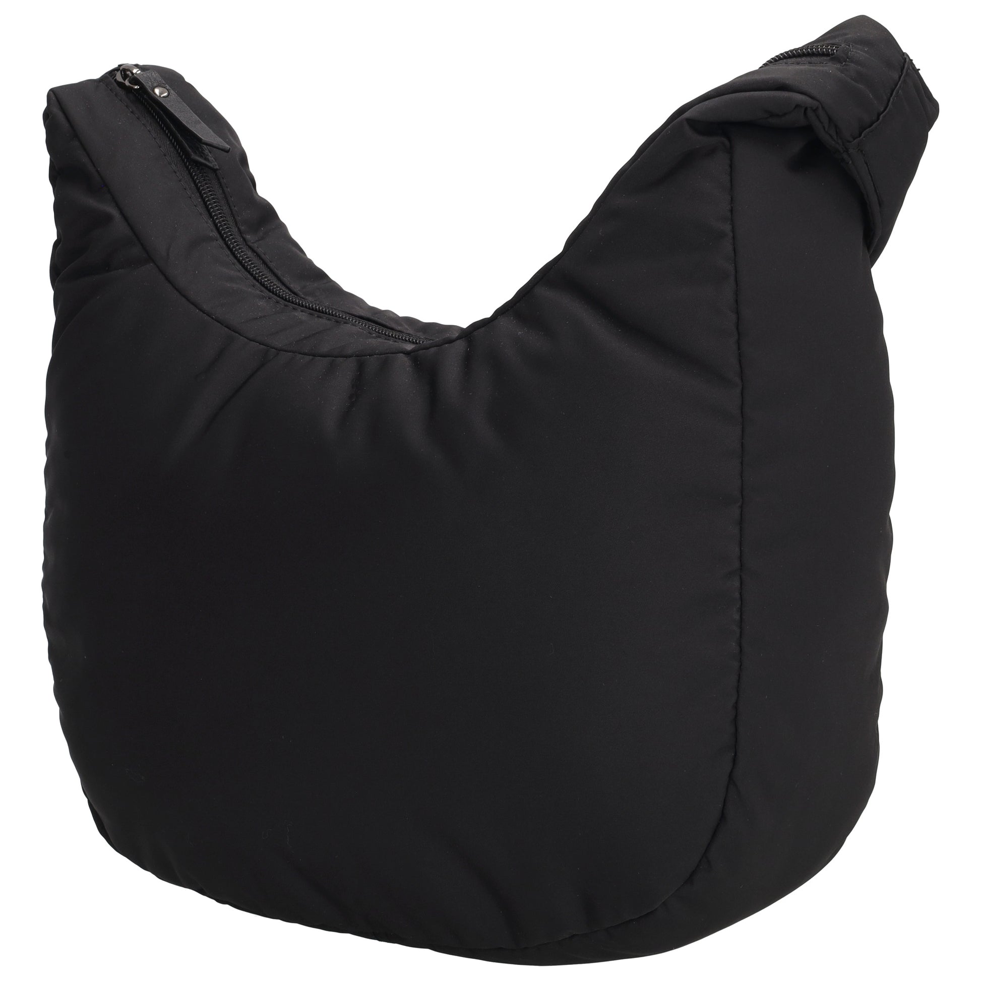 Schultertasche 47x34cm Schwarz aus Nylon|Polyester - leder-accessoires.com