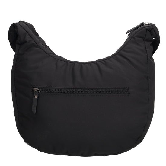 Schultertasche 47x34cm Schwarz aus Nylon|Polyester - leder-accessoires.com