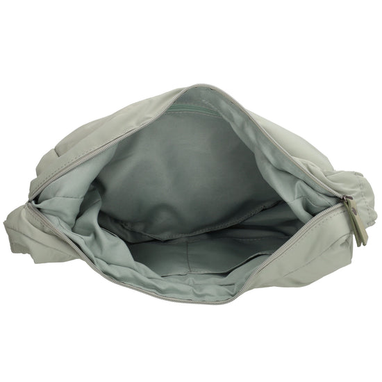 Schultertasche 47x34cm Mint aus Nylon|Polyester - leder-accessoires.com