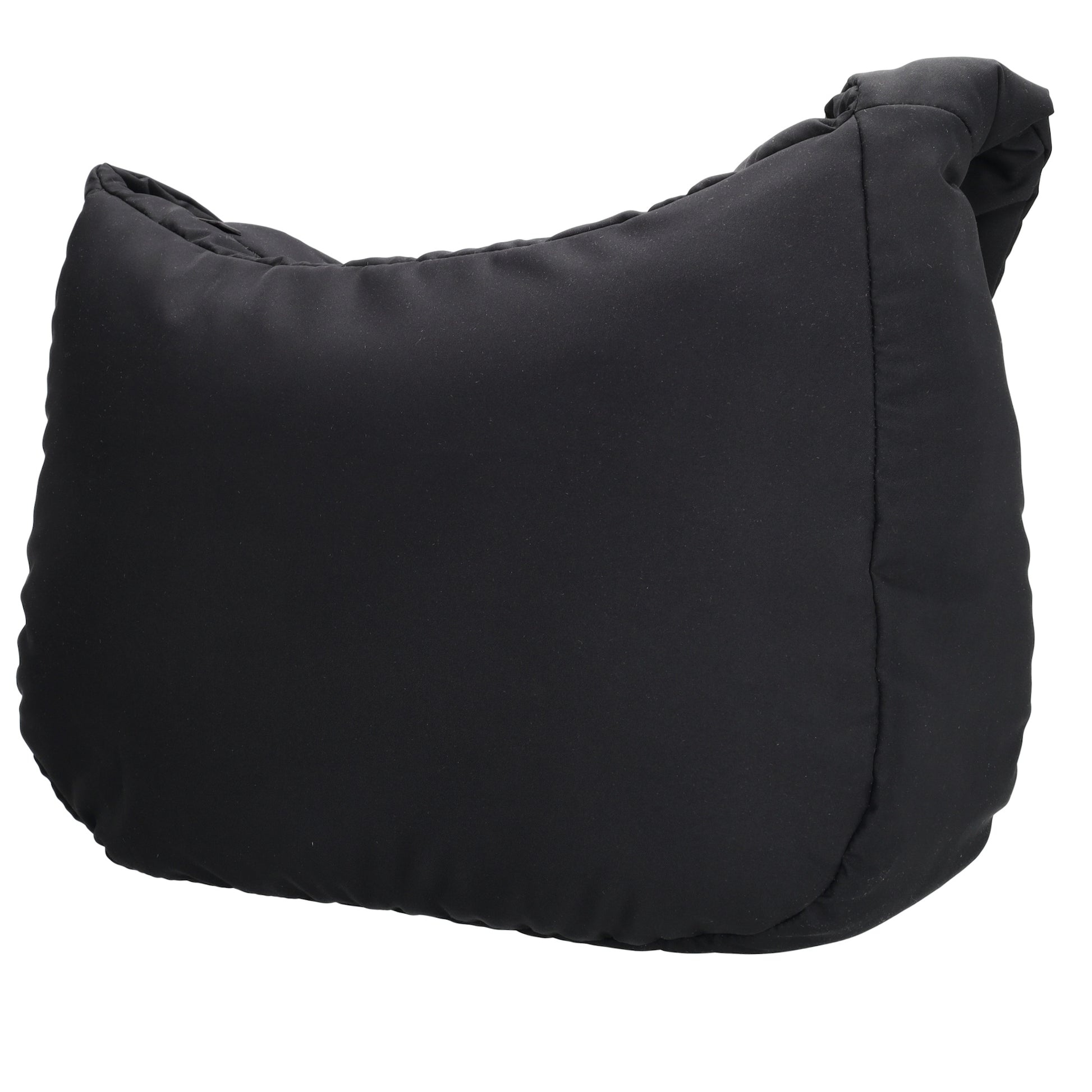 Schultertasche 35x32cm Schwarz aus Nylon|Polyester - leder-accessoires.com