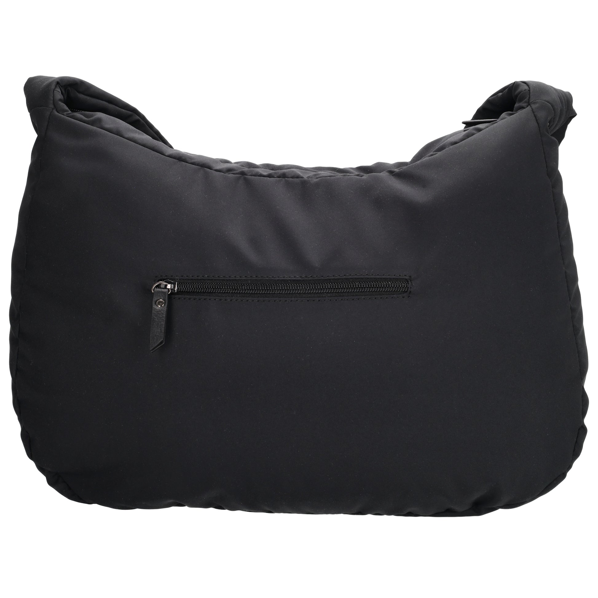 Schultertasche 35x32cm Schwarz aus Nylon|Polyester - leder-accessoires.com