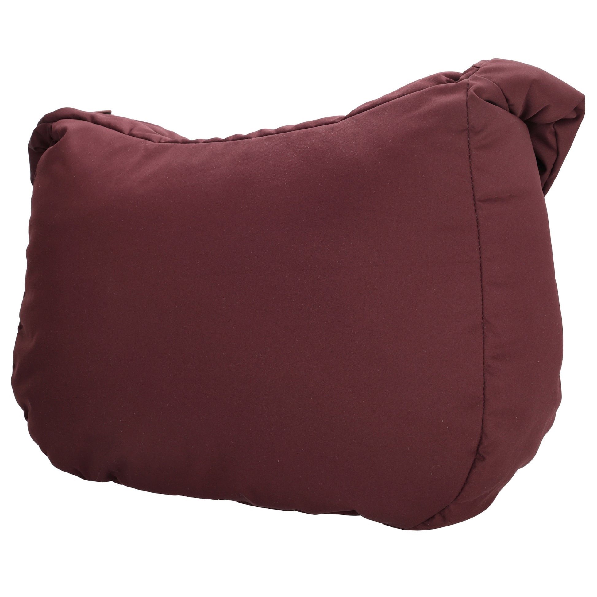 Schultertasche 35x32cm Weinrot aus Nylon|Polyester - leder-accessoires.com