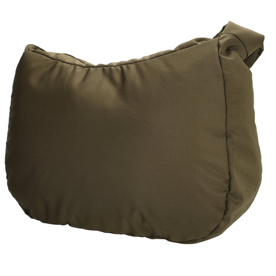Schultertasche 35x32cm Oliv aus Nylon|Polyester - leder-accessoires.com