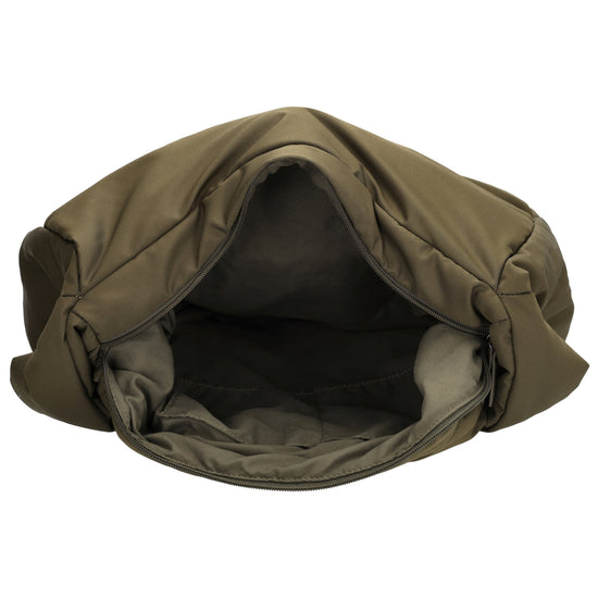 Schultertasche 35x32cm Oliv aus Nylon|Polyester - leder-accessoires.com