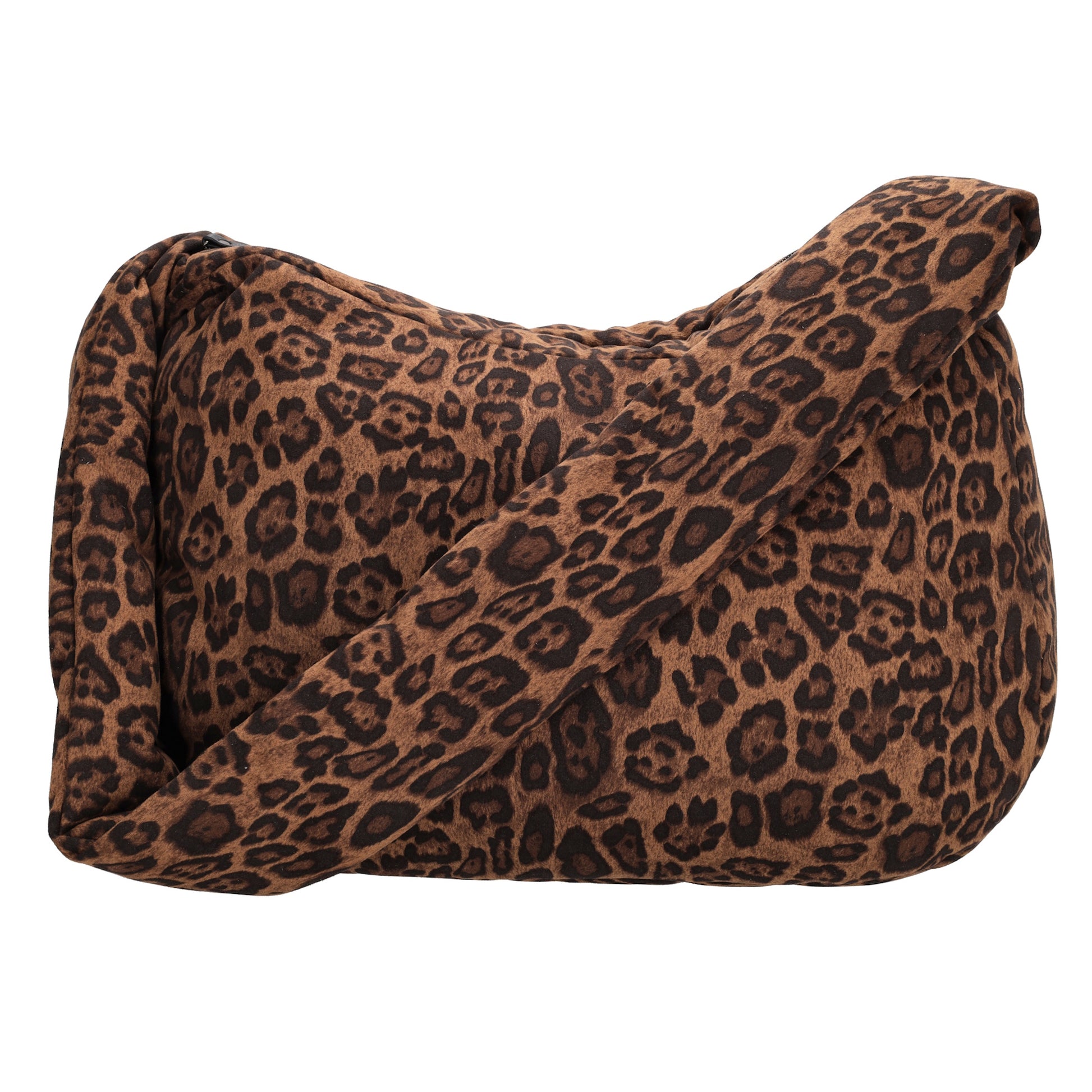 Schultertasche 35x32cm Leo-Optik aus Nylon|Polyester - leder-accessoires.com