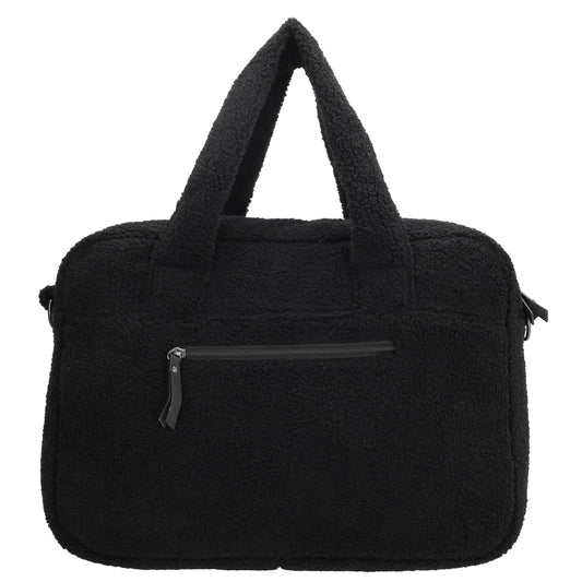 Teddy-Wickeltasche 40x28cm in Schwarz – Stylisch & praktisch