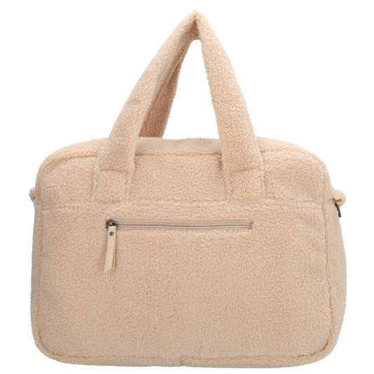 Teddy-Wickeltasche 40x28cm in Creme – Helle, moderne Babybag