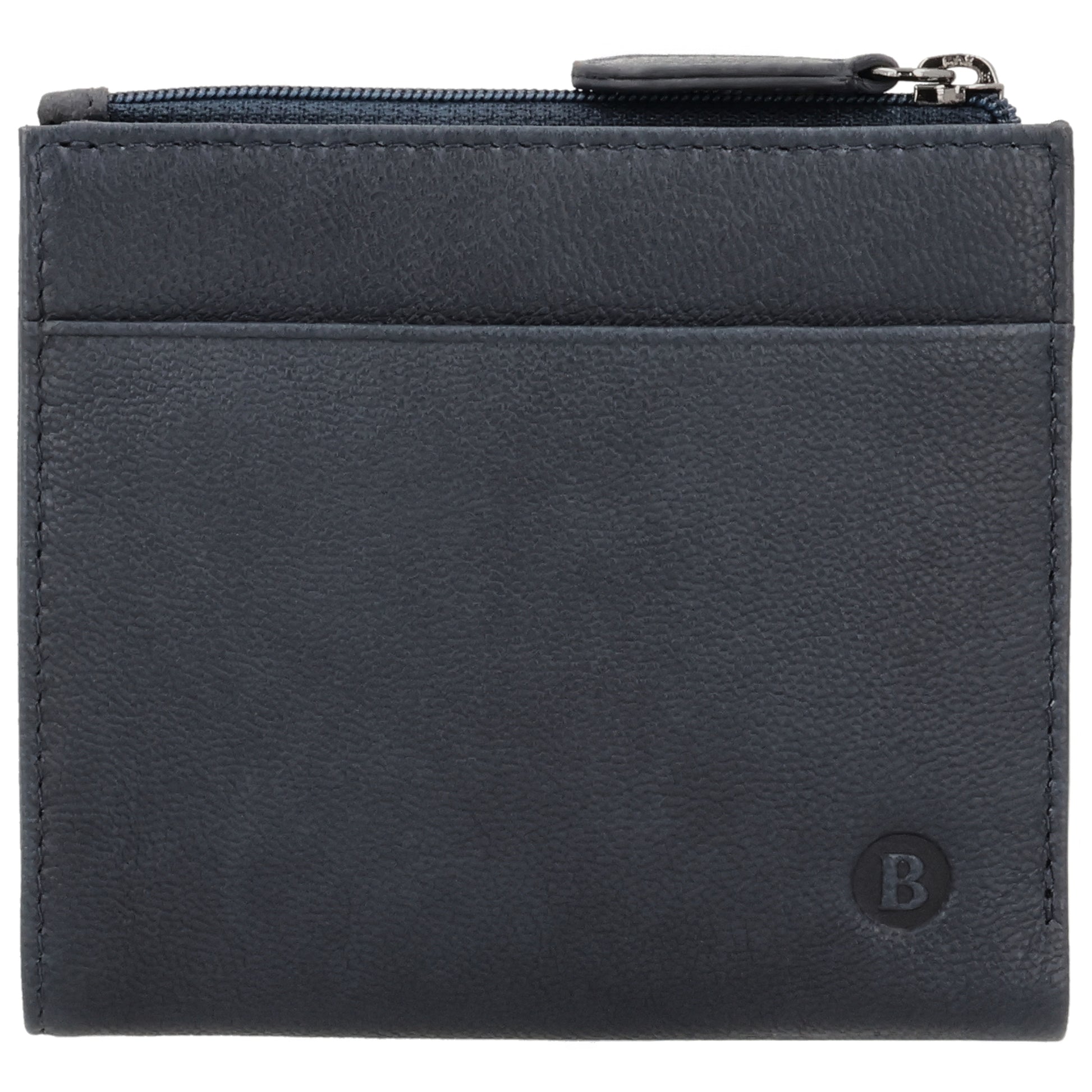 Portemonnaie Blau mit Karten- und Münzfach - leder-accessoires.com