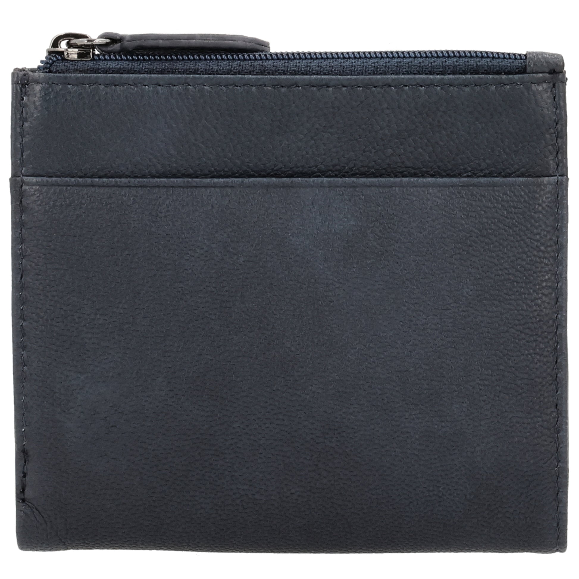 Portemonnaie Blau mit Karten- und Münzfach - leder-accessoires.com