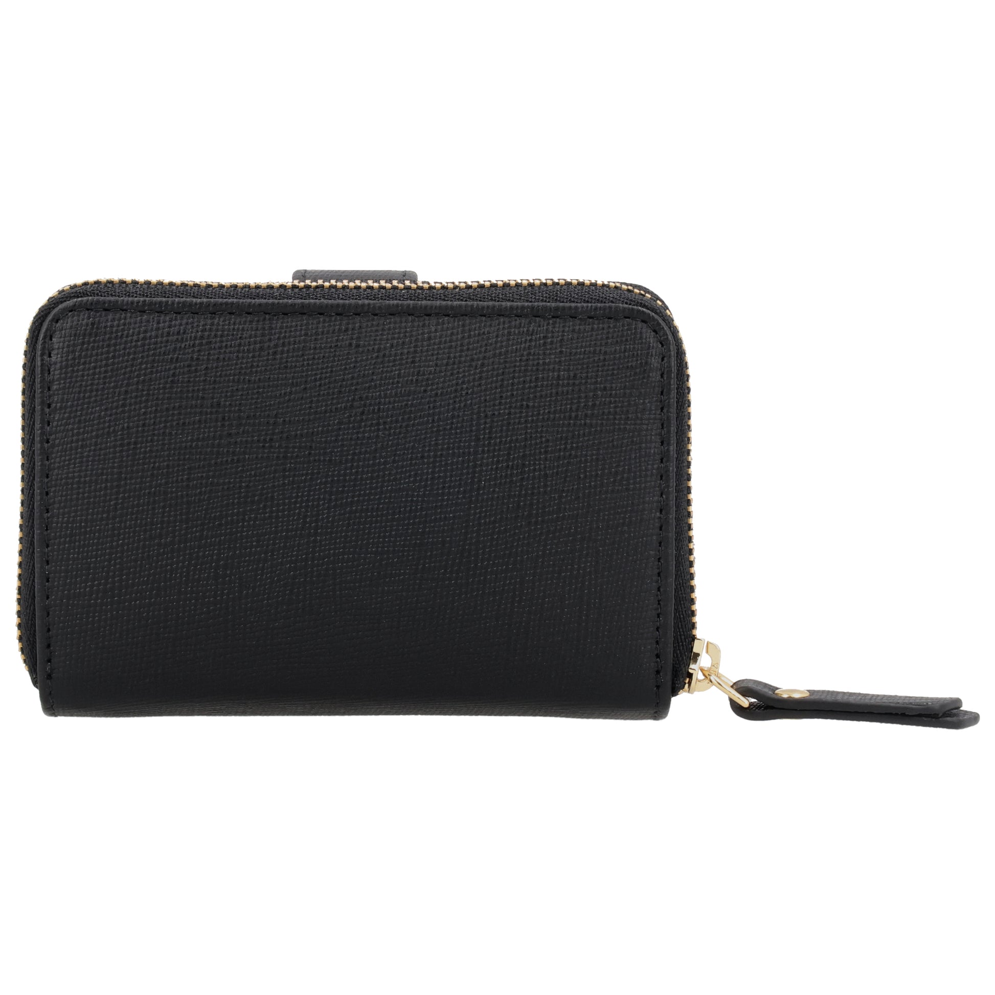 Kreditkartenetui 11x8cm Schwarz RFID mit Münzfach Alu - leder-accessoires.com