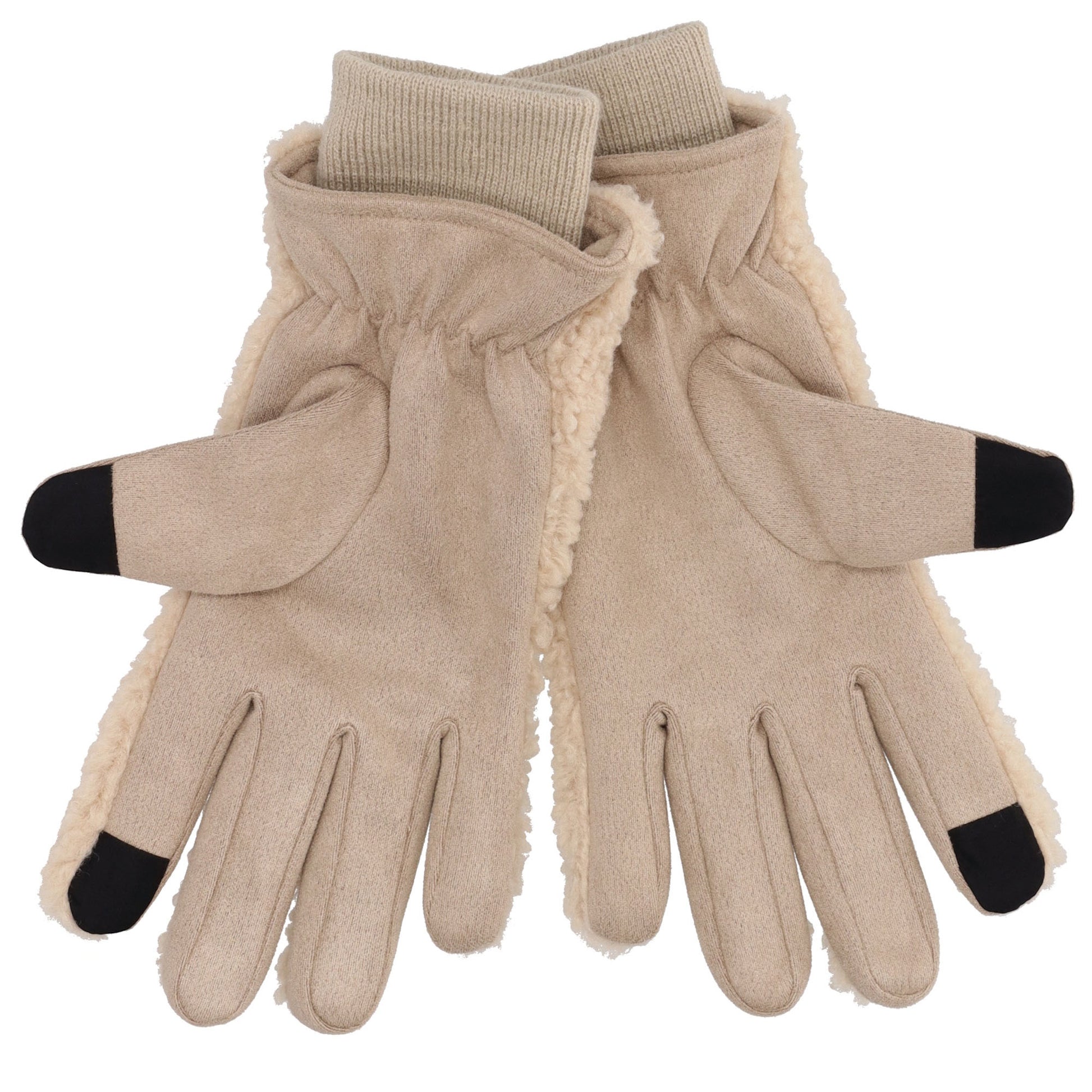 handschuhe teddyfell Teddyfell-Handschuhe Taupe mit Touchscreen – warm & stylisch 2025
