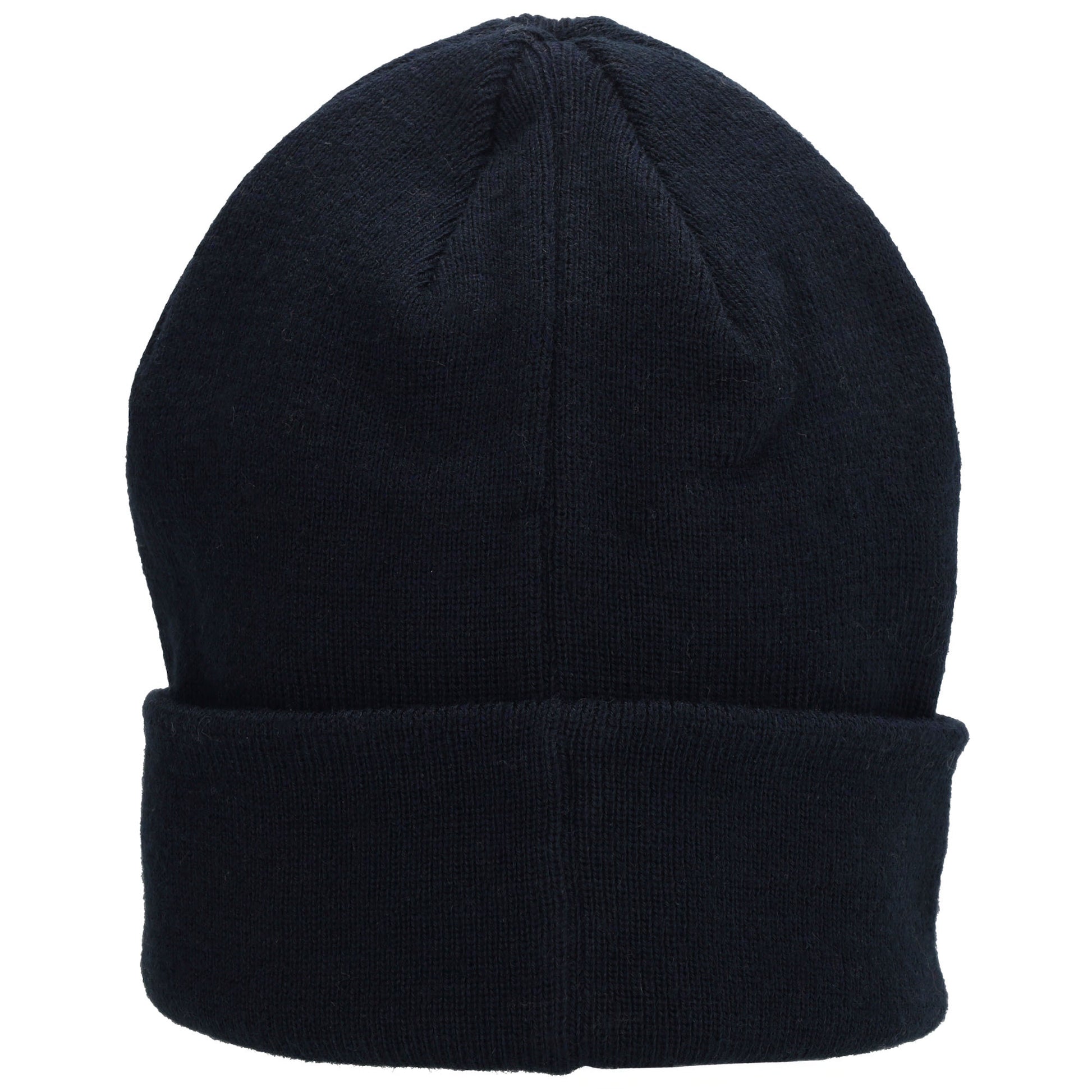 Herren-Wintermütze Marine 22x21,5cm mit Strickmuster und Fleecefutter - leder-accessoires.com