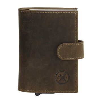 Safety Wallet | Börse 10,5 x 8cm in Olivgrün