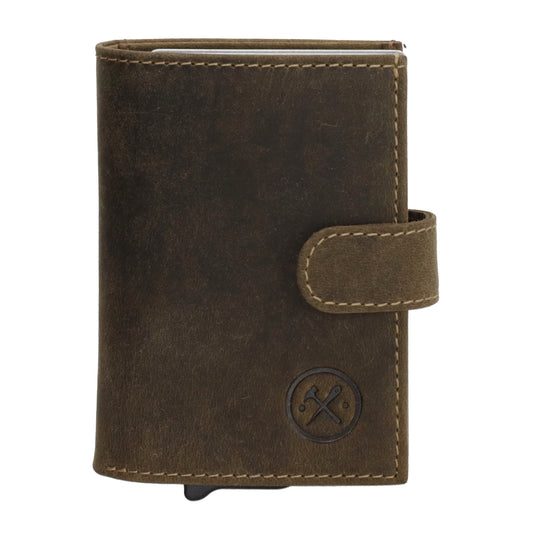 Safety Wallet | Börse 10,5 x 8cm in Olivgrün