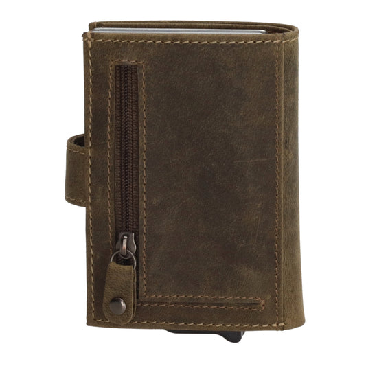 Safety Wallet | Börse 10,5 x 8cm in Olivgrün