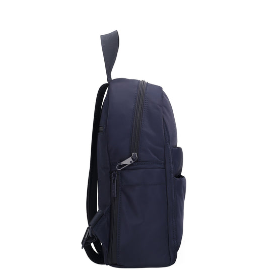 Cityrucksack 29x23cm in Blau|Marine mit Reißverschluss - leder-accessoires.com