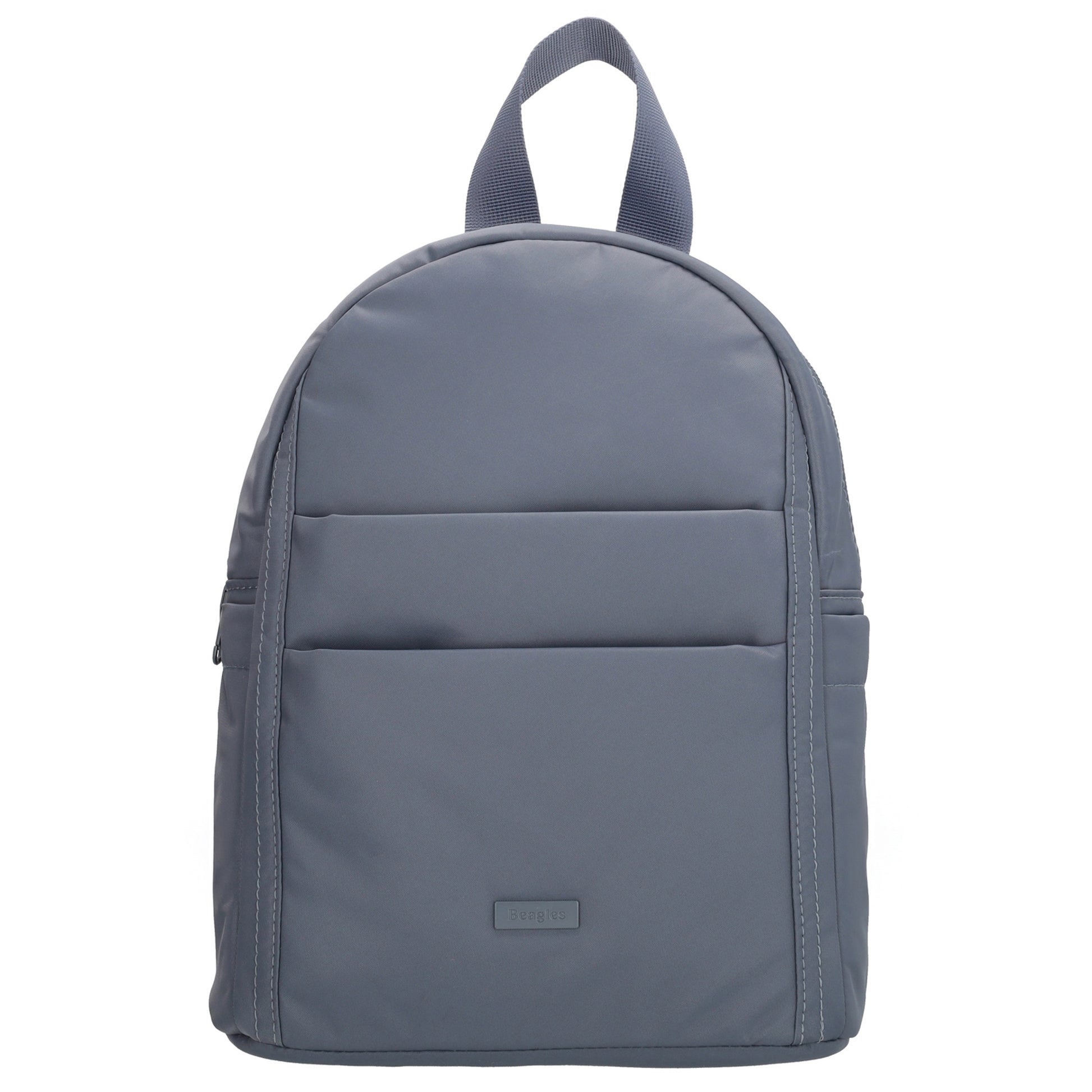 Cityrucksack 29x23cm in Jeansblau mit Reißverschluss - leder-accessoires.com