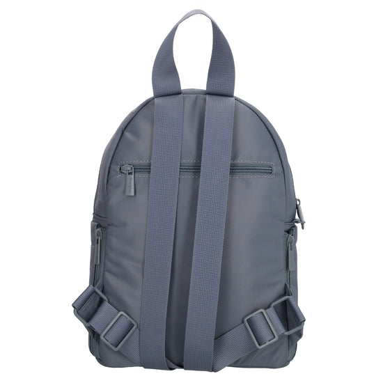 Cityrucksack 29x23cm in Jeansblau mit Reißverschluss - leder-accessoires.com
