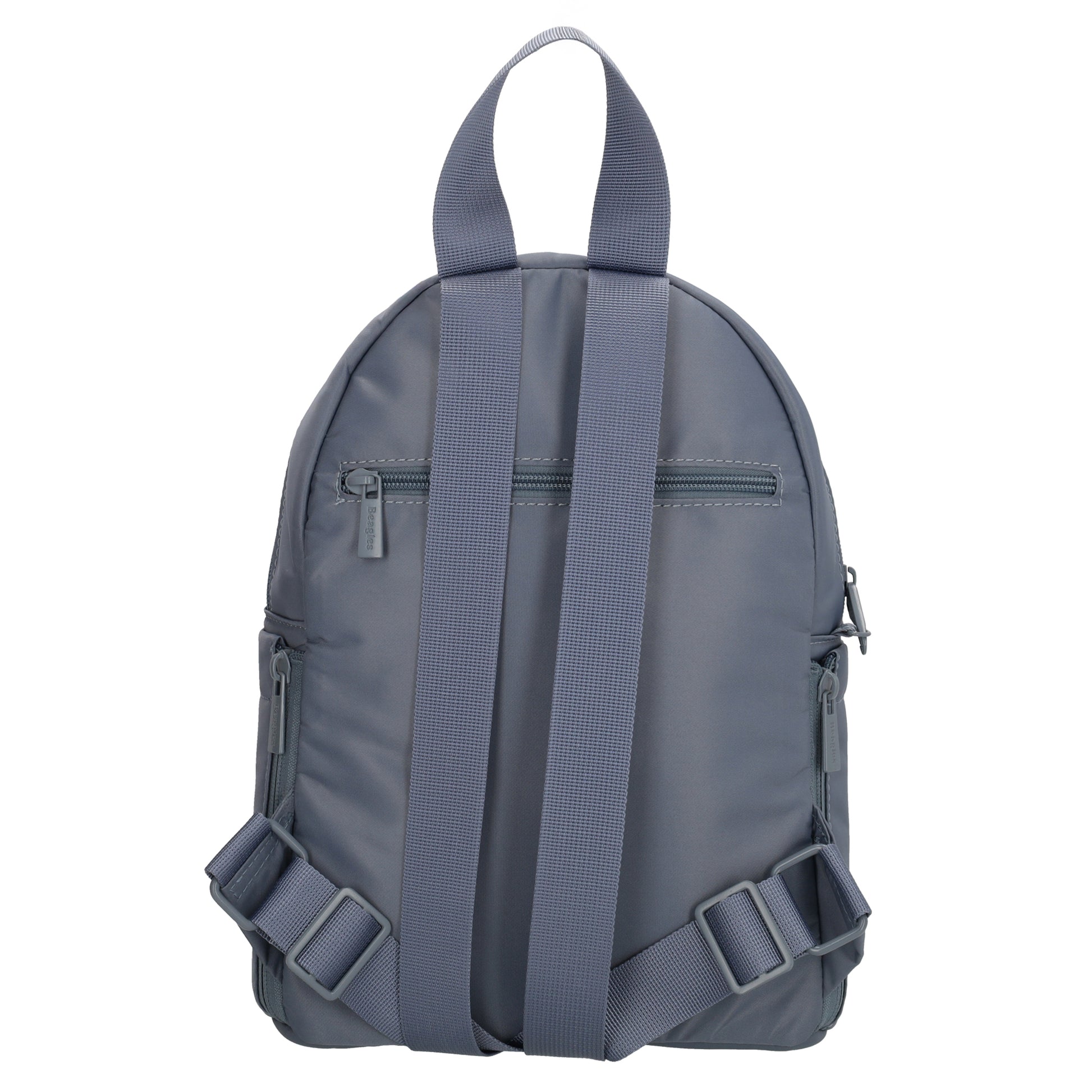 Cityrucksack 29x23cm in Jeansblau mit Reißverschluss - leder-accessoires.com