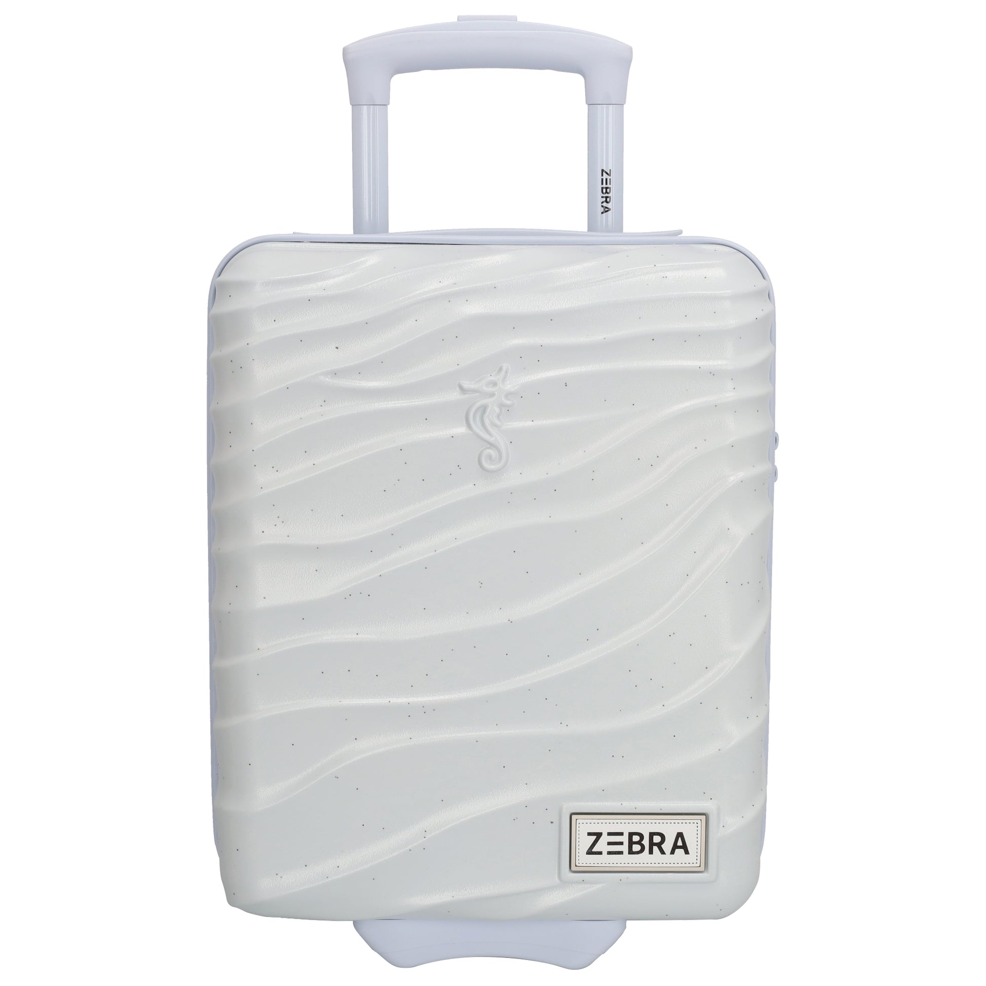 Reisetrolley|Hartschale 40cm in Hellblau mit 4-Rad - leder-accessoires.com